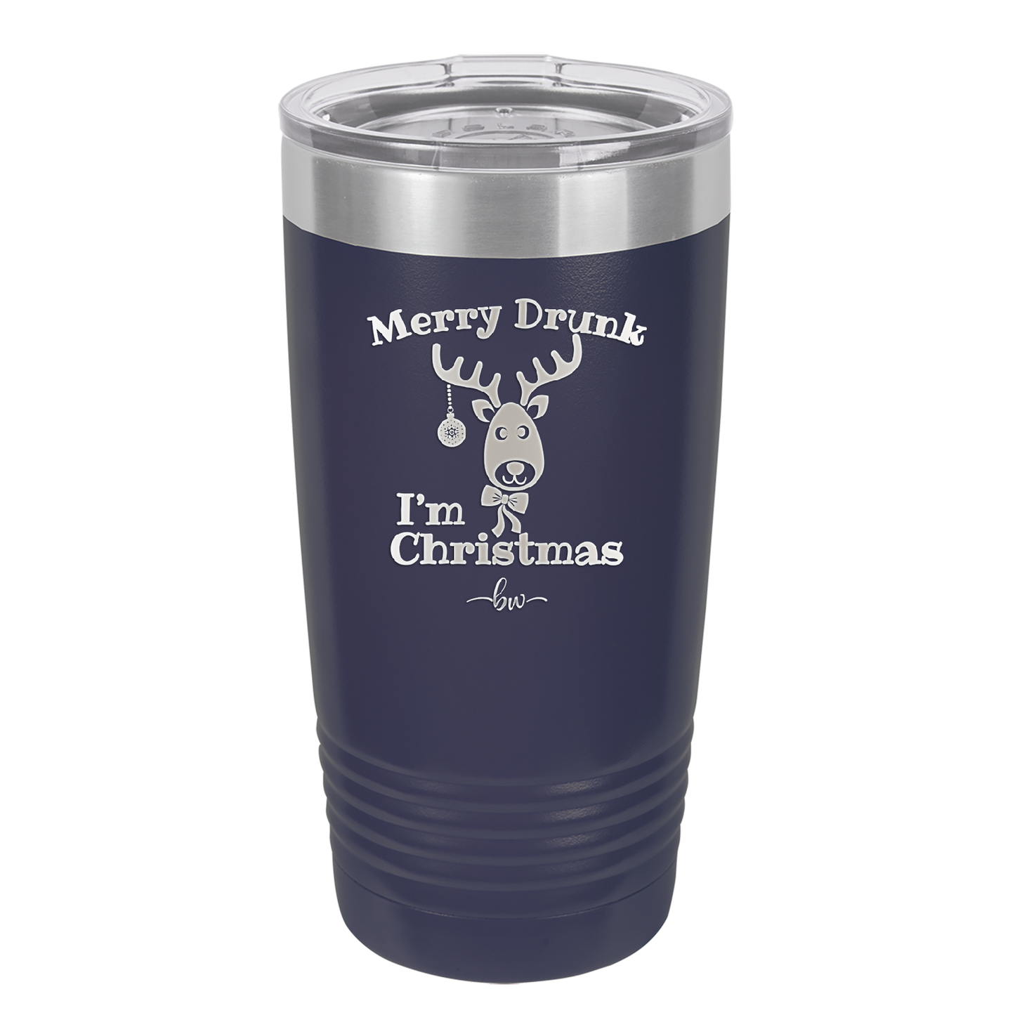 Merry Drunk I'm Christmas - Laser Engraved Stainless Steel Drinkware - 1234 -