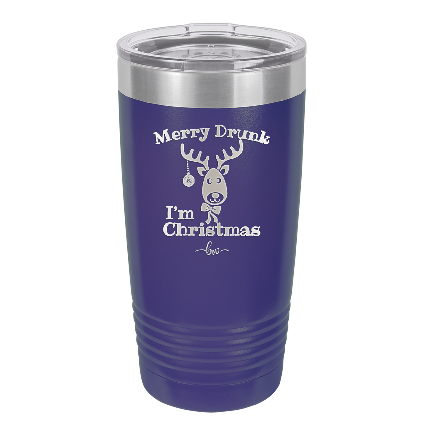 Merry Drunk I'm Christmas - Laser Engraved Stainless Steel Drinkware - 1234 -