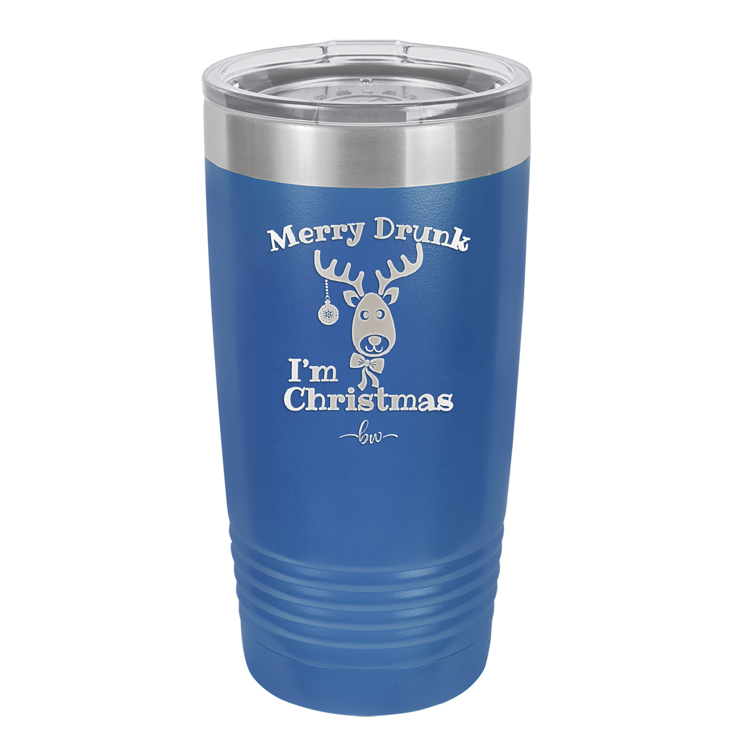 Merry Drunk I'm Christmas - Laser Engraved Stainless Steel Drinkware - 1234 -