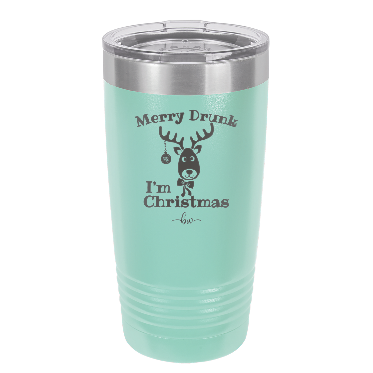 Merry Drunk I'm Christmas - Laser Engraved Stainless Steel Drinkware - 1234 -