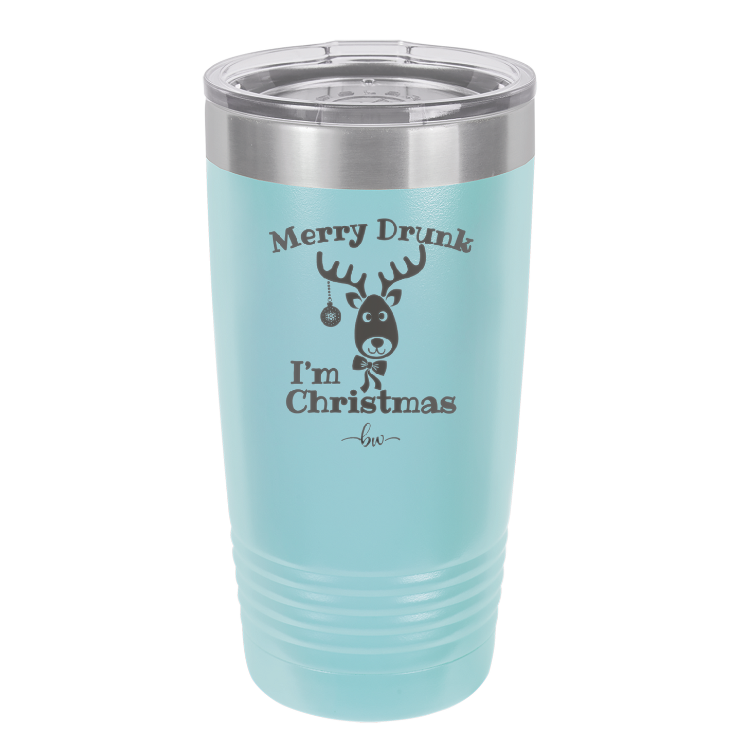 Merry Drunk I'm Christmas - Laser Engraved Stainless Steel Drinkware - 1234 -