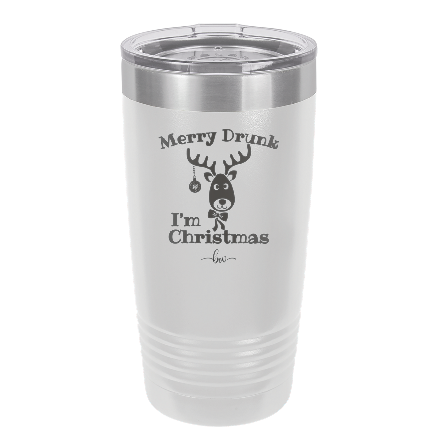 Merry Drunk I'm Christmas - Laser Engraved Stainless Steel Drinkware - 1234 -