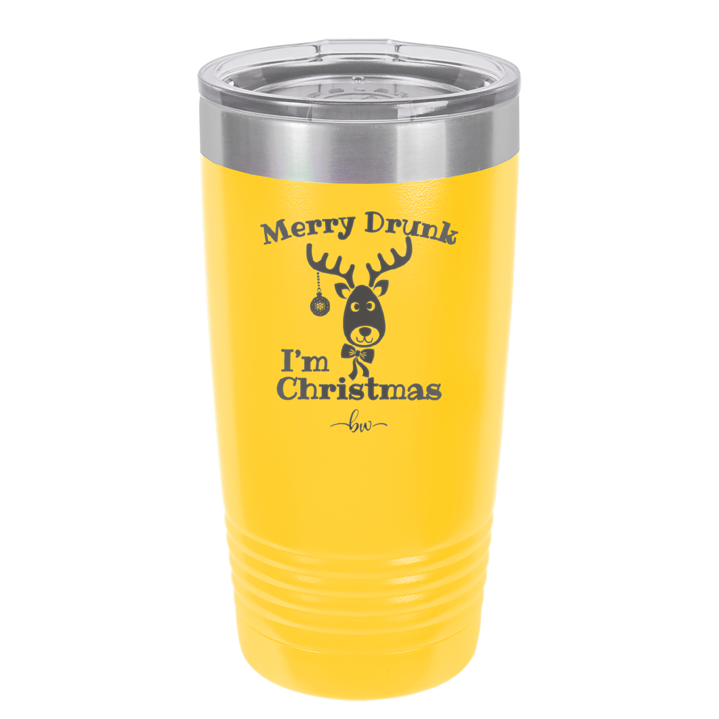 Merry Drunk I'm Christmas - Laser Engraved Stainless Steel Drinkware - 1234 -