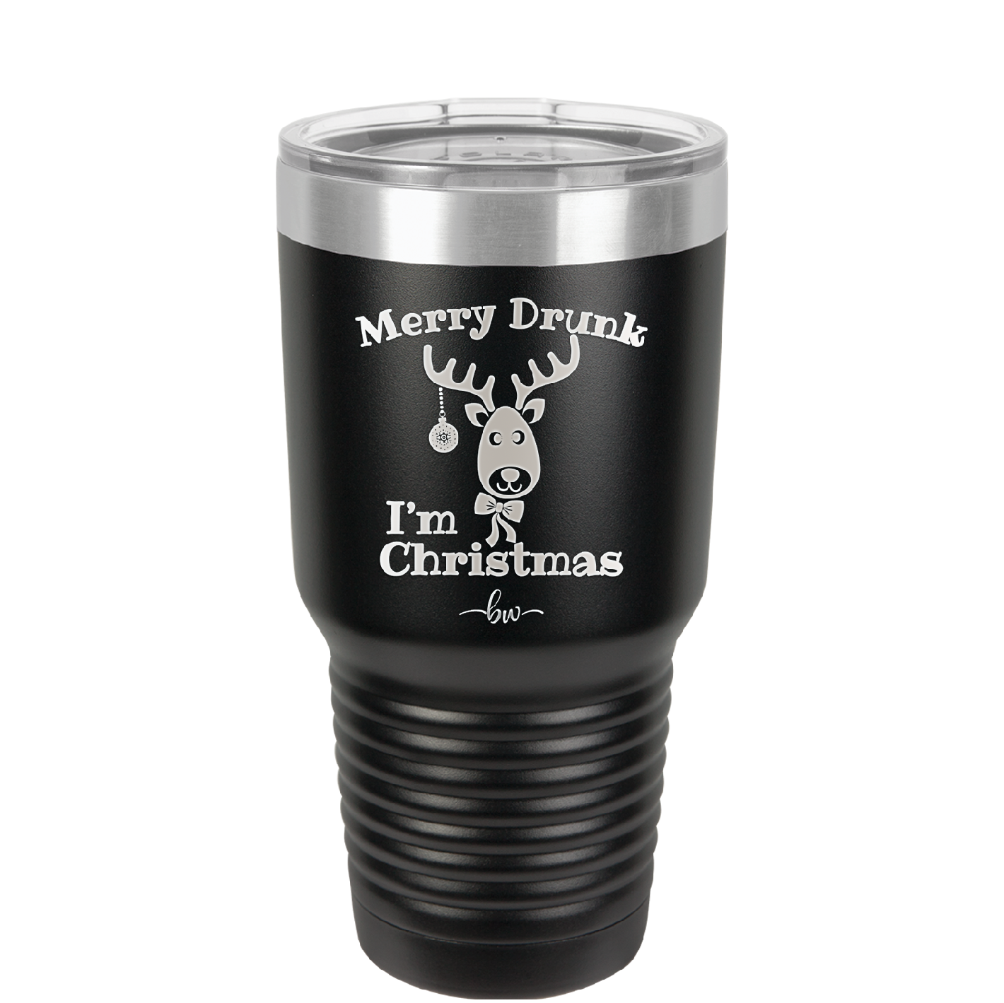 Merry Drunk I'm Christmas - Laser Engraved Stainless Steel Drinkware - 1234 -