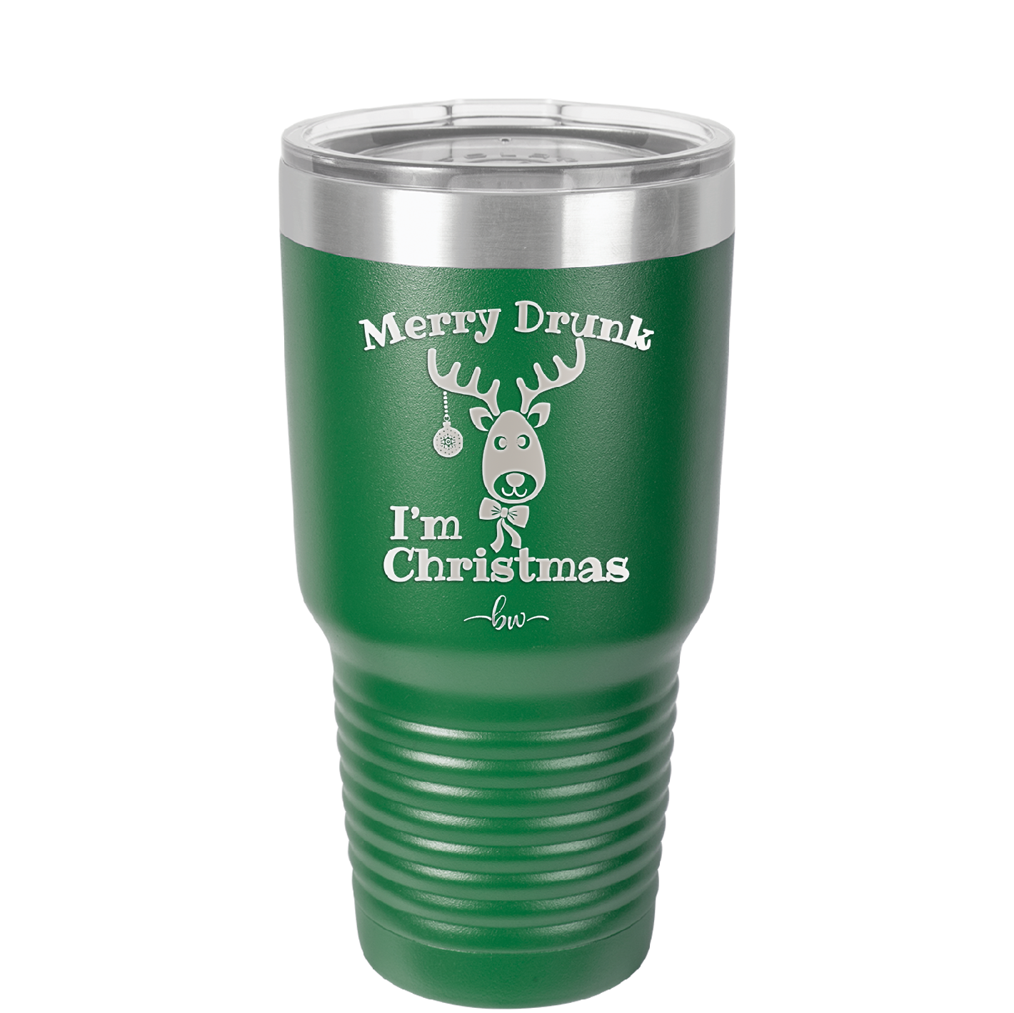 Merry Drunk I'm Christmas - Laser Engraved Stainless Steel Drinkware - 1234 -