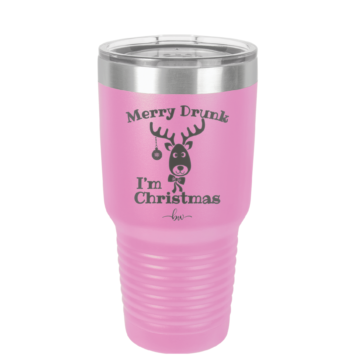 Merry Drunk I'm Christmas - Laser Engraved Stainless Steel Drinkware - 1234 -