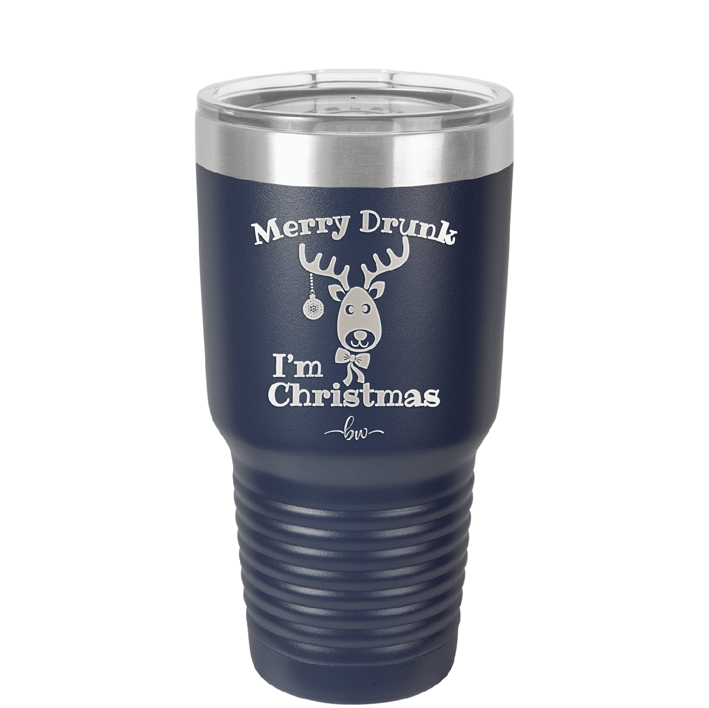 Merry Drunk I'm Christmas - Laser Engraved Stainless Steel Drinkware - 1234 -