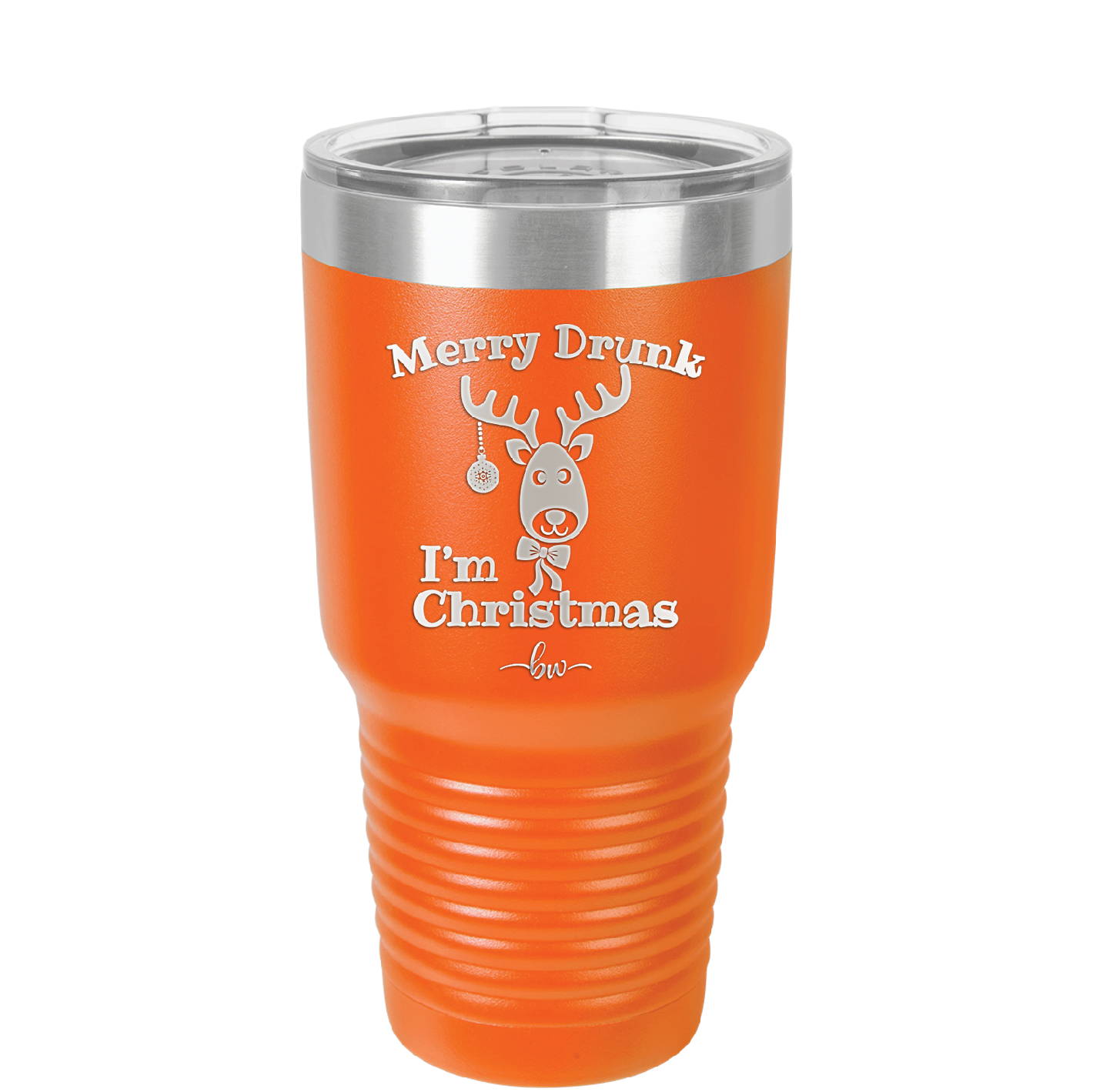 Merry Drunk I'm Christmas - Laser Engraved Stainless Steel Drinkware - 1234 -