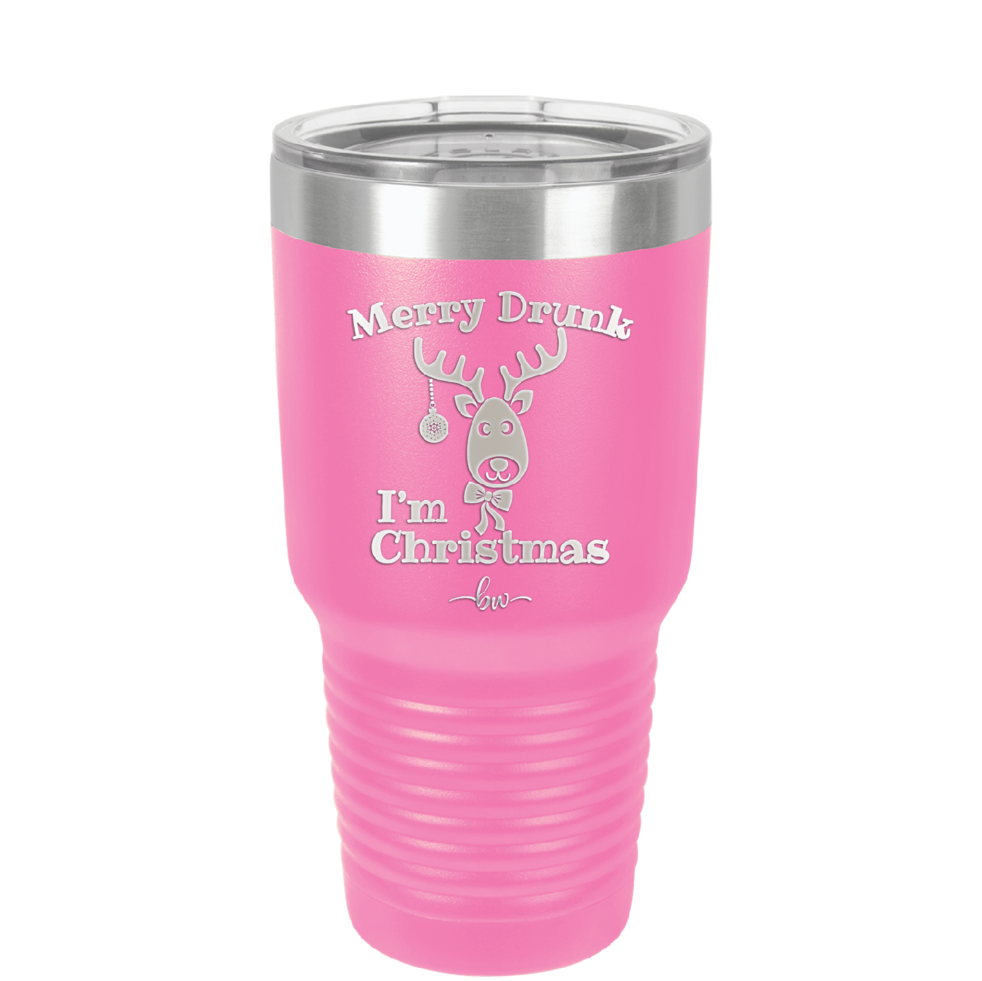 Merry Drunk I'm Christmas - Laser Engraved Stainless Steel Drinkware - 1234 -