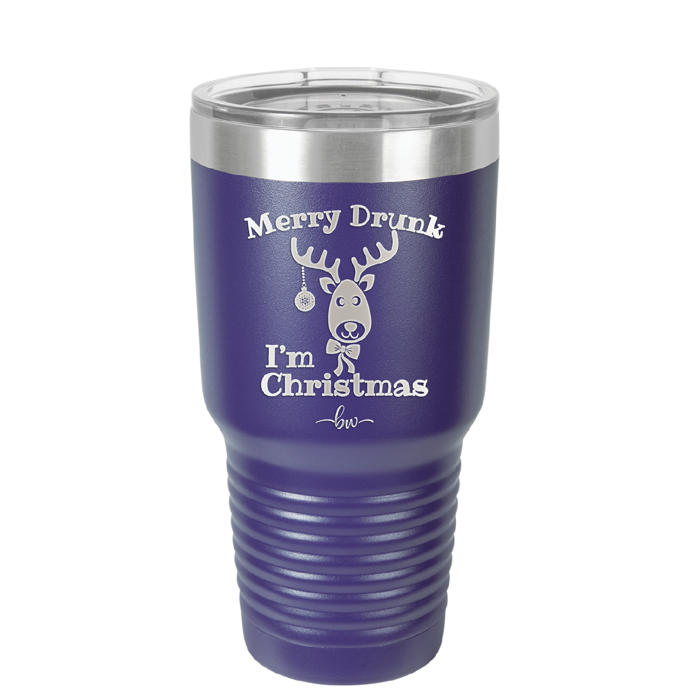 Merry Drunk I'm Christmas - Laser Engraved Stainless Steel Drinkware - 1234 -