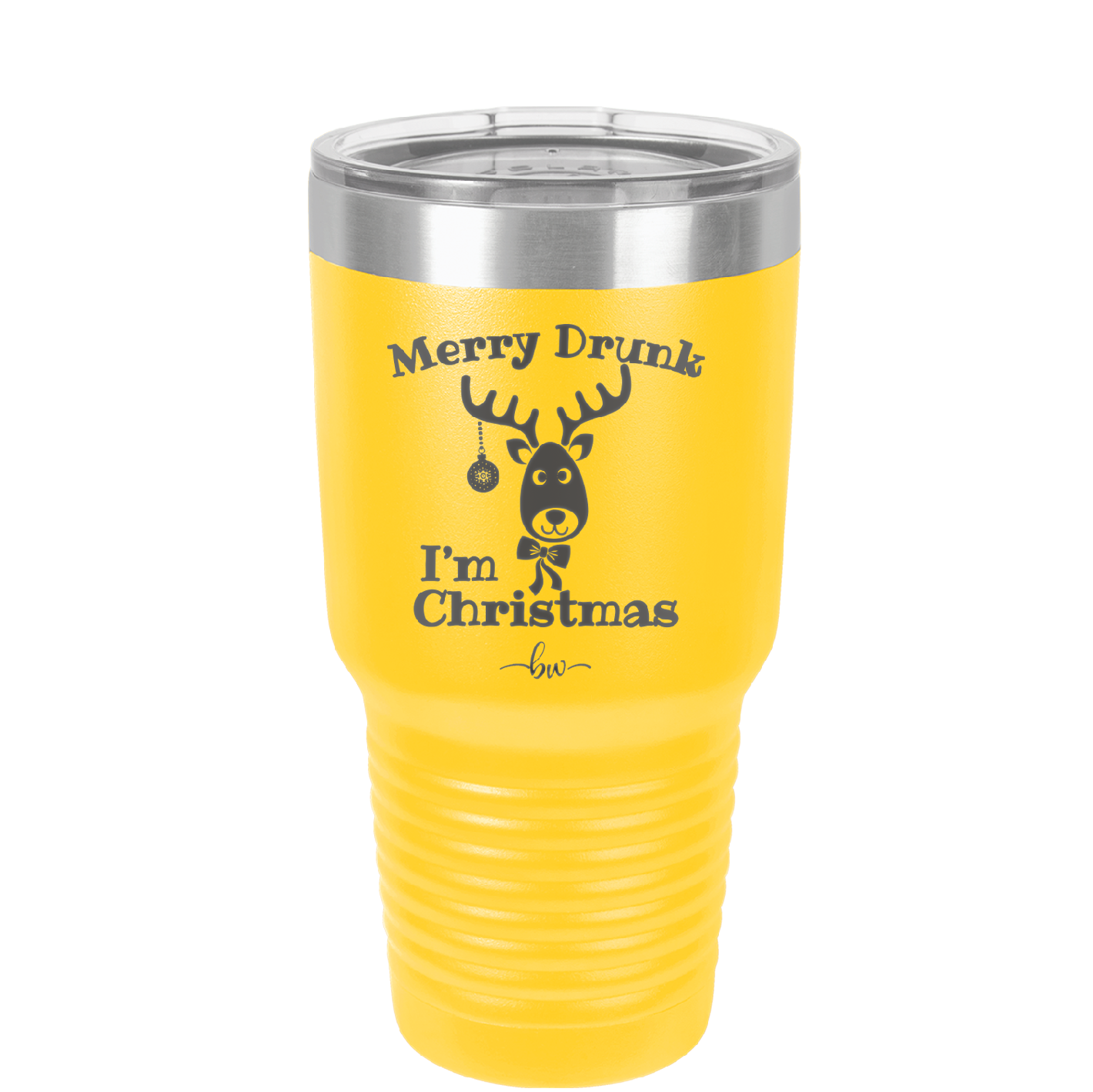 Merry Drunk I'm Christmas - Laser Engraved Stainless Steel Drinkware - 1234 -