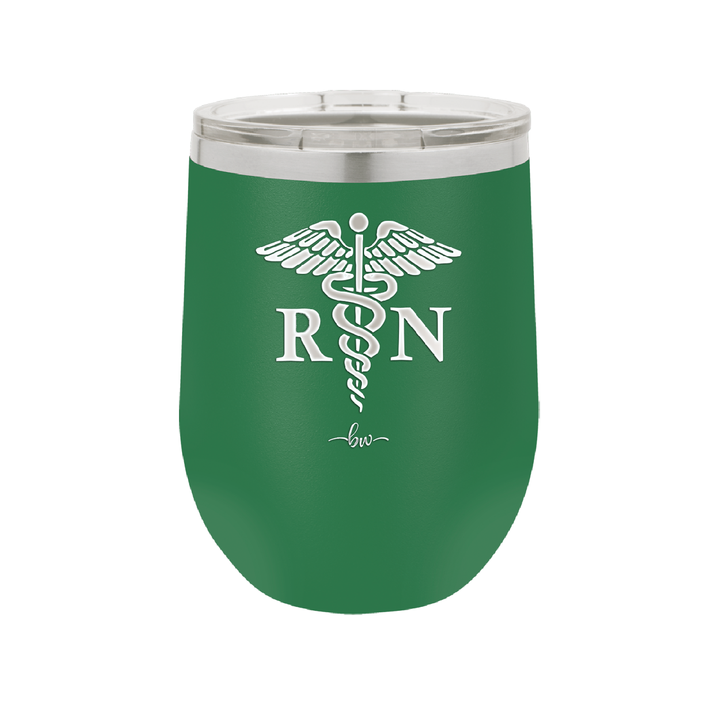 RN Caduceus Nursing - Laser Engraved Stainless Steel Drinkware - 1275 -