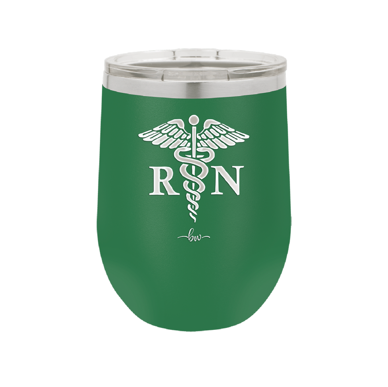 RN Caduceus Nursing - Laser Engraved Stainless Steel Drinkware - 1275 -