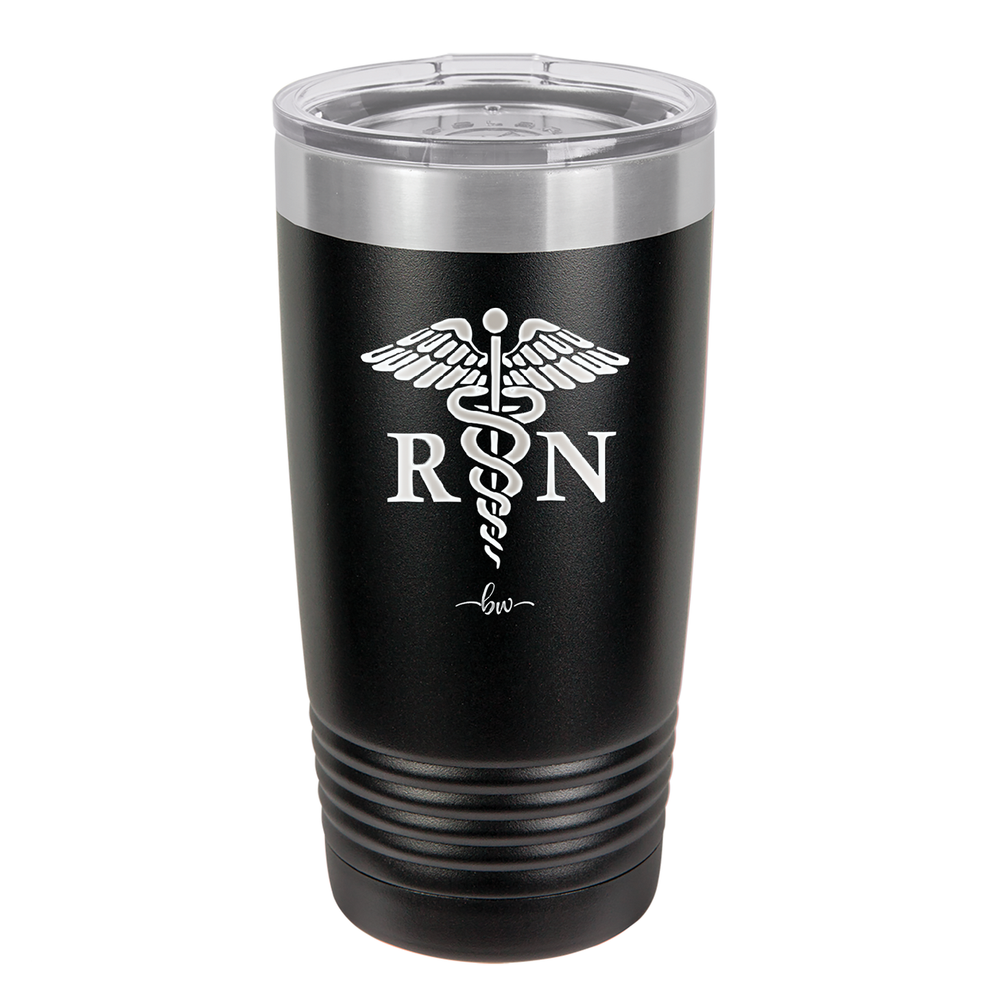 RN Caduceus Nursing - Laser Engraved Stainless Steel Drinkware - 1275 -