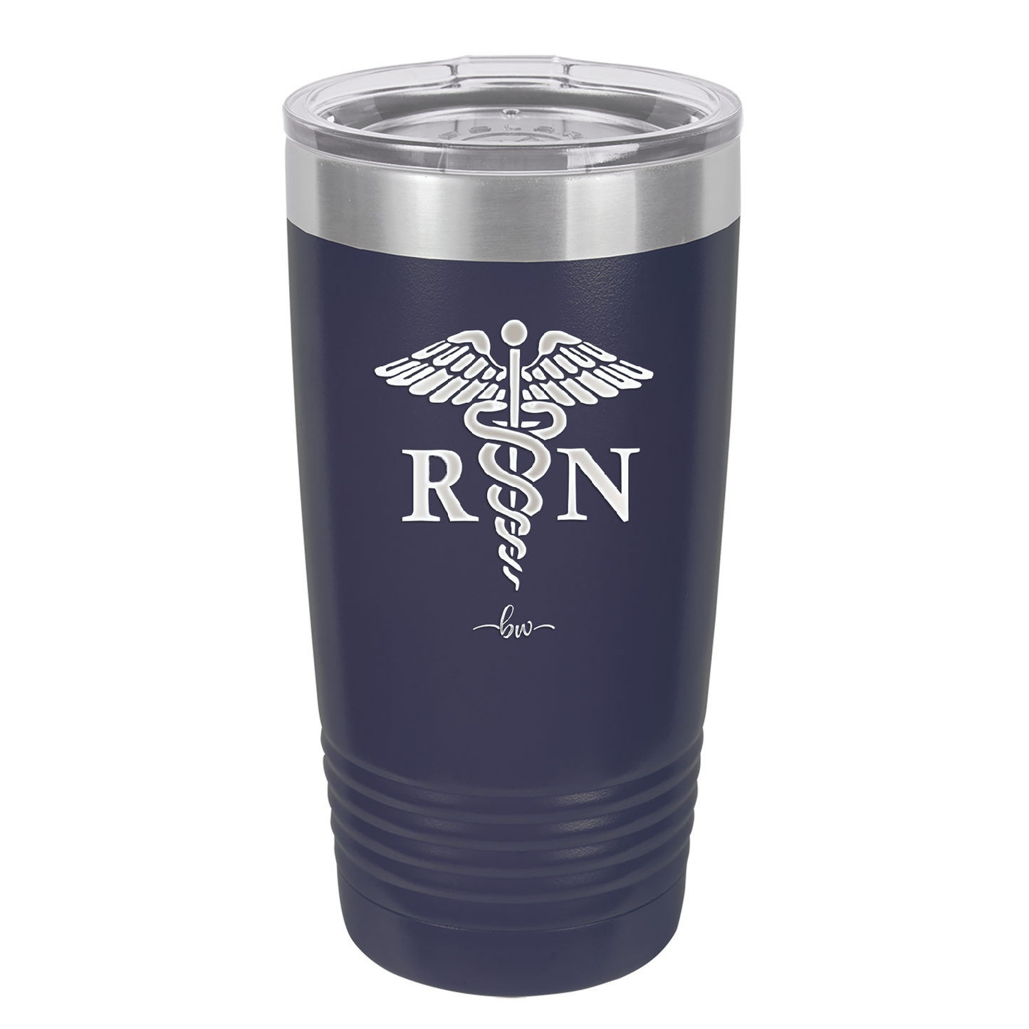 RN Caduceus Nursing - Laser Engraved Stainless Steel Drinkware - 1275 -