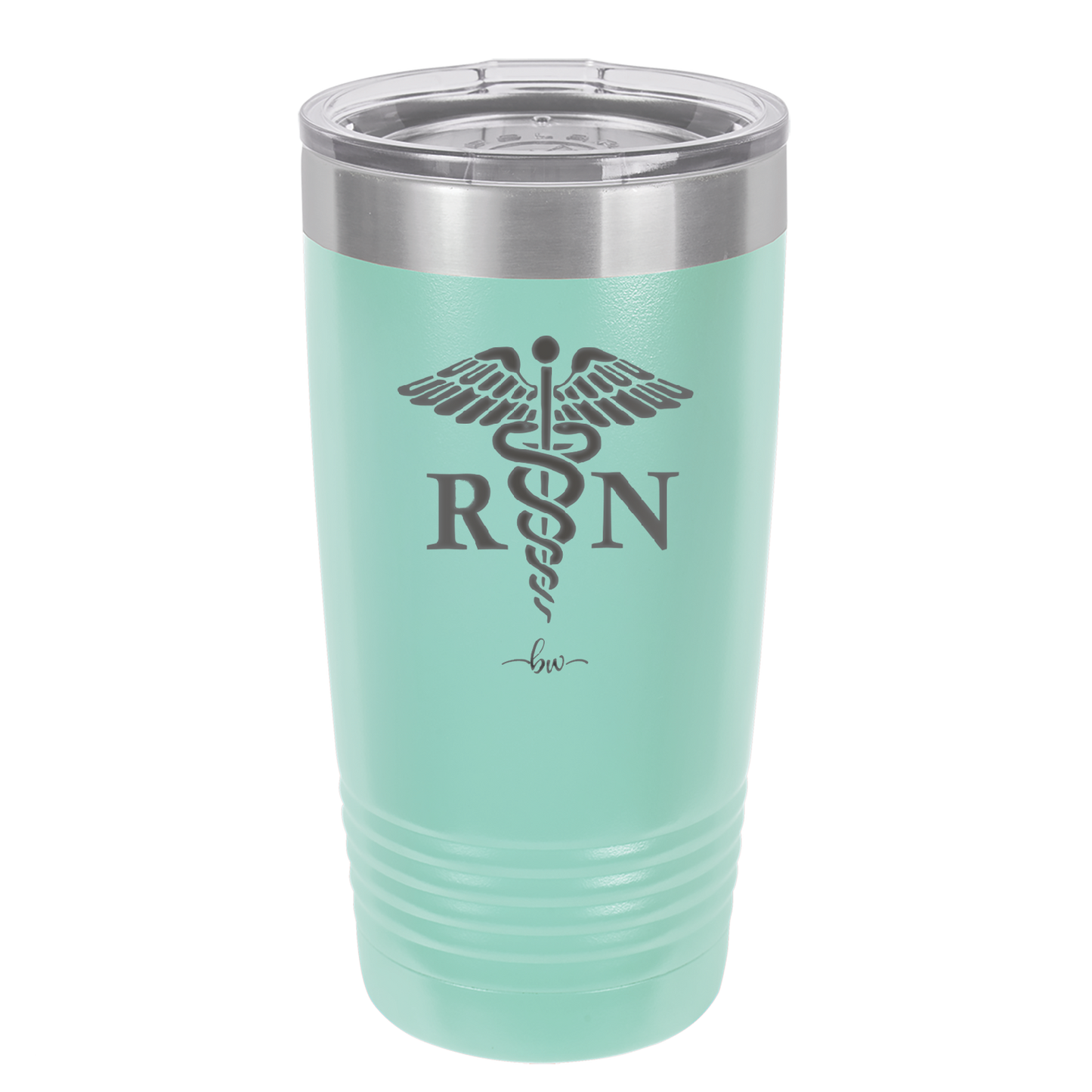 RN Caduceus Nursing - Laser Engraved Stainless Steel Drinkware - 1275 -