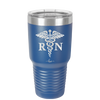 RN Caduceus Nursing - Laser Engraved Stainless Steel Drinkware - 1275 -