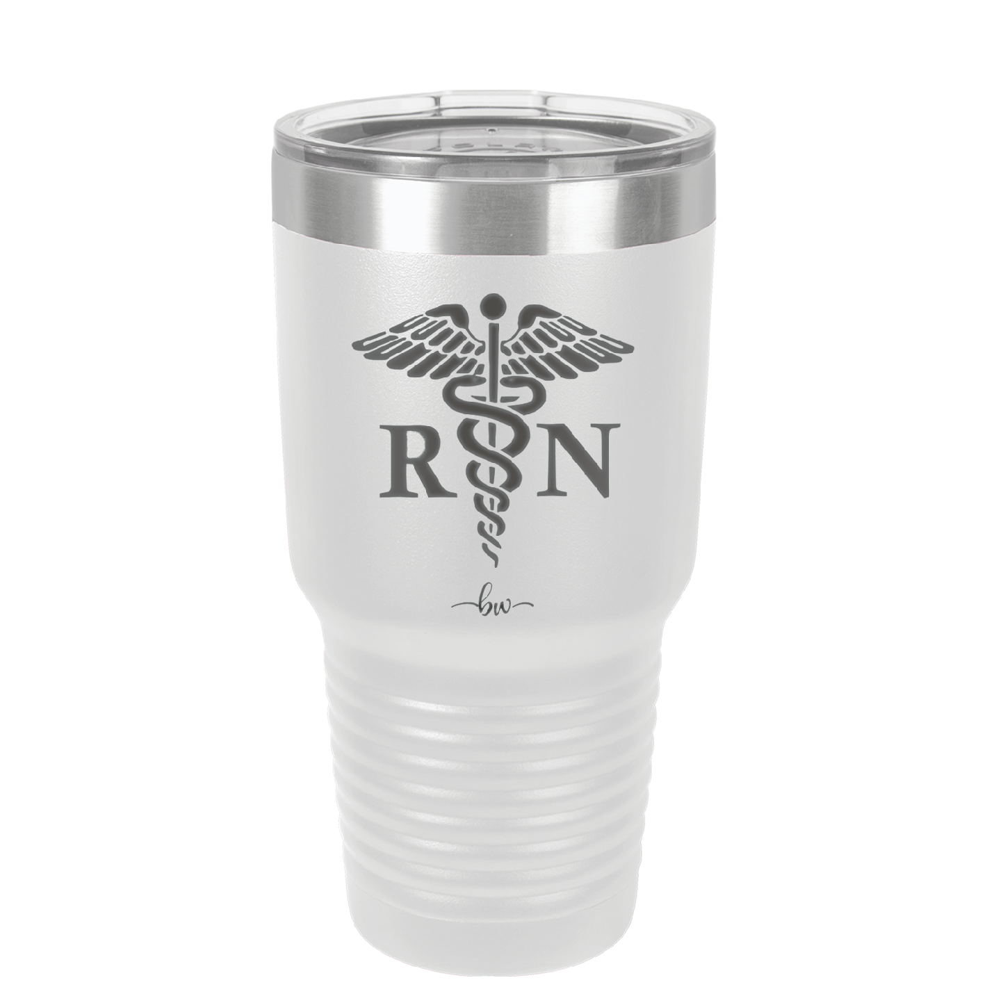 RN Caduceus Nursing - Laser Engraved Stainless Steel Drinkware - 1275 -