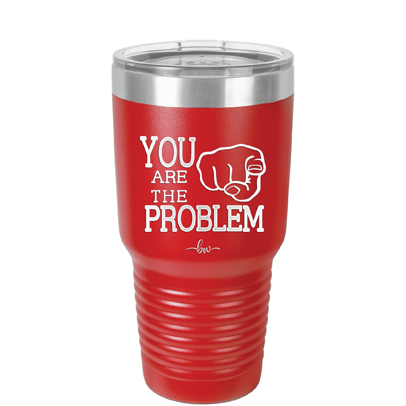 You Are the Problem - Laser Engraved Stainless Steel Drinkware - 1279 -