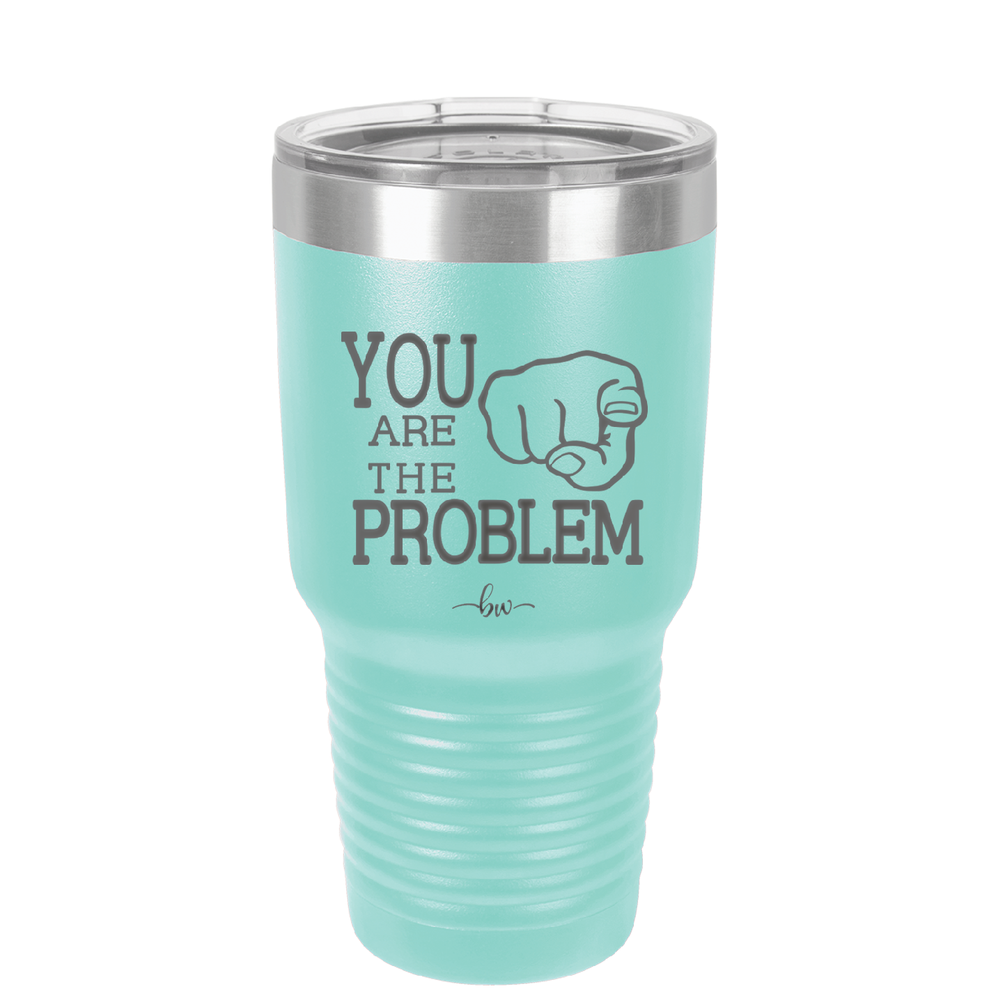 You Are the Problem - Laser Engraved Stainless Steel Drinkware - 1279 -