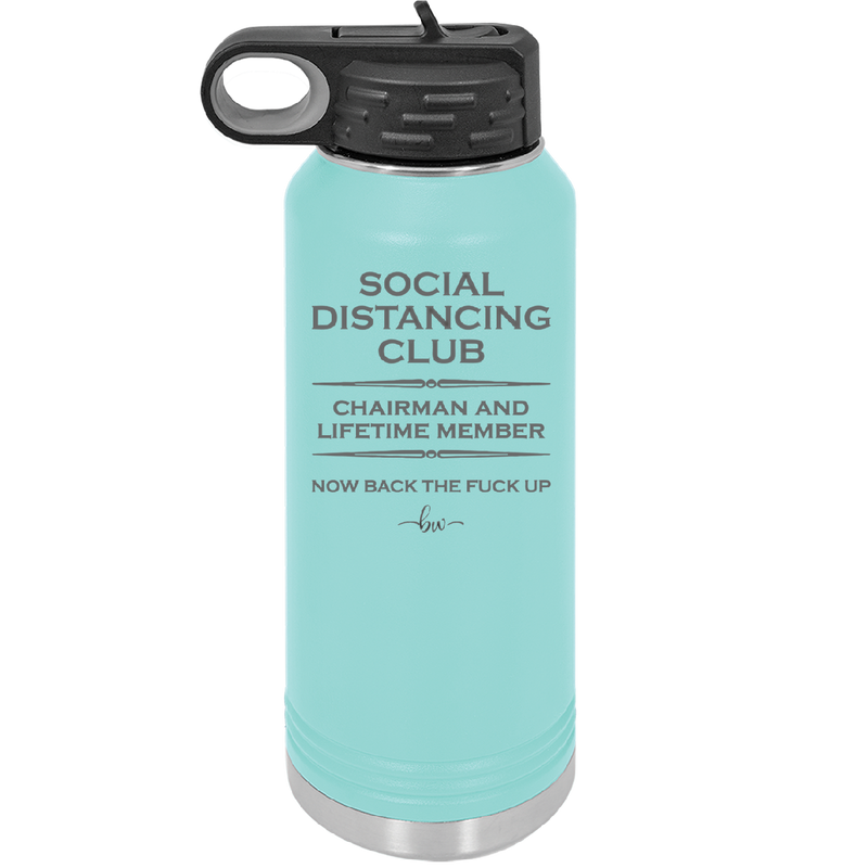 Social Distancing Club - Laser Engraved Stainless Steel Drinkware - 1285 -