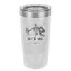 Bite Me Fish Bone - Laser Engraved Stainless Steel Drinkware - 1299 -