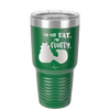 I'm Not Fat I'm Fluffy Silhouette- Laser Engraved Stainless Steel Drinkware - 1318 -