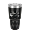 Bee Happy - Laser Engraved Stainless Steel Drinkware - 1373 -