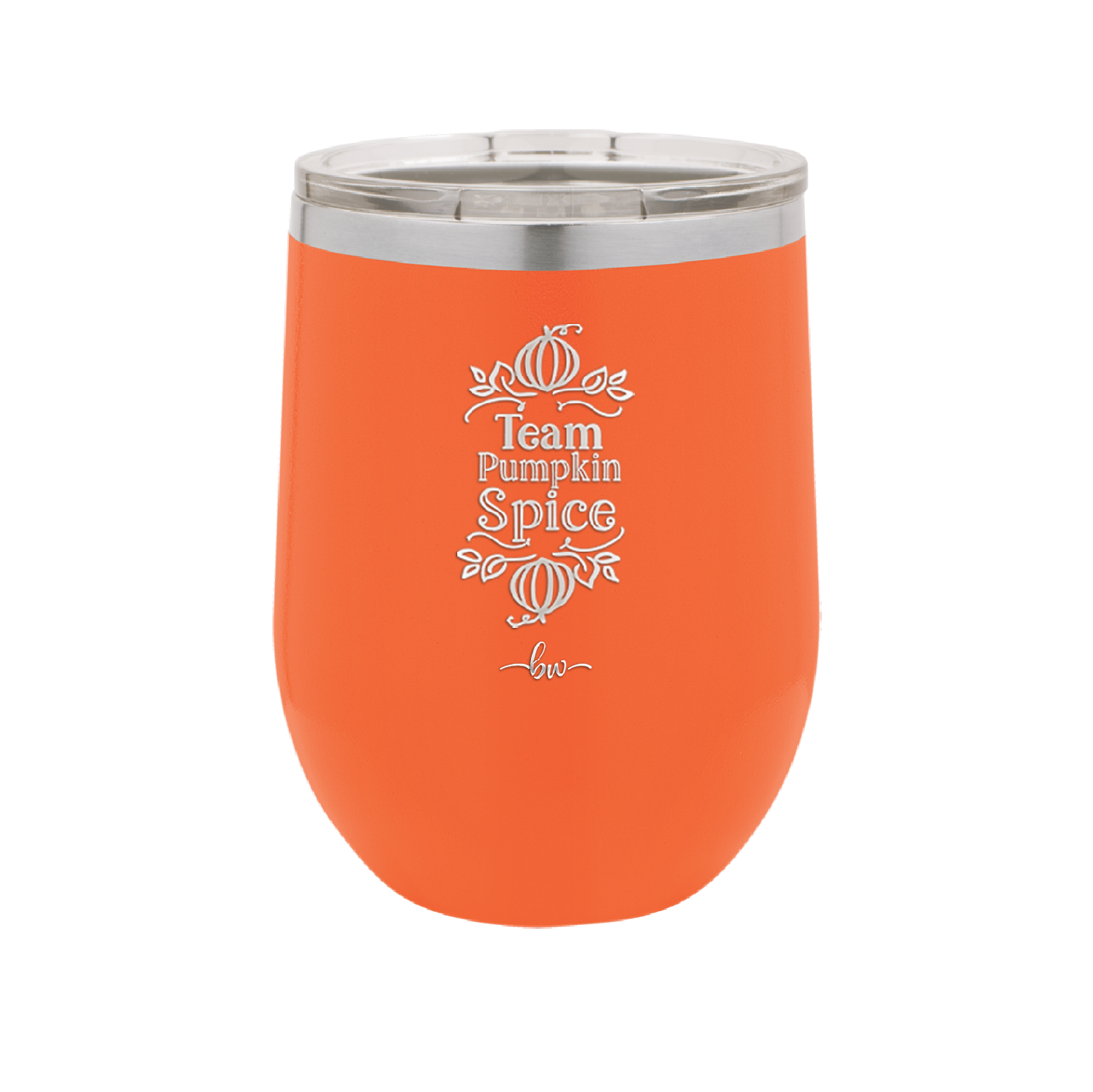 Team Pumpkin Spice - Laser Engraved Stainless Steel Drinkware - 1377 -