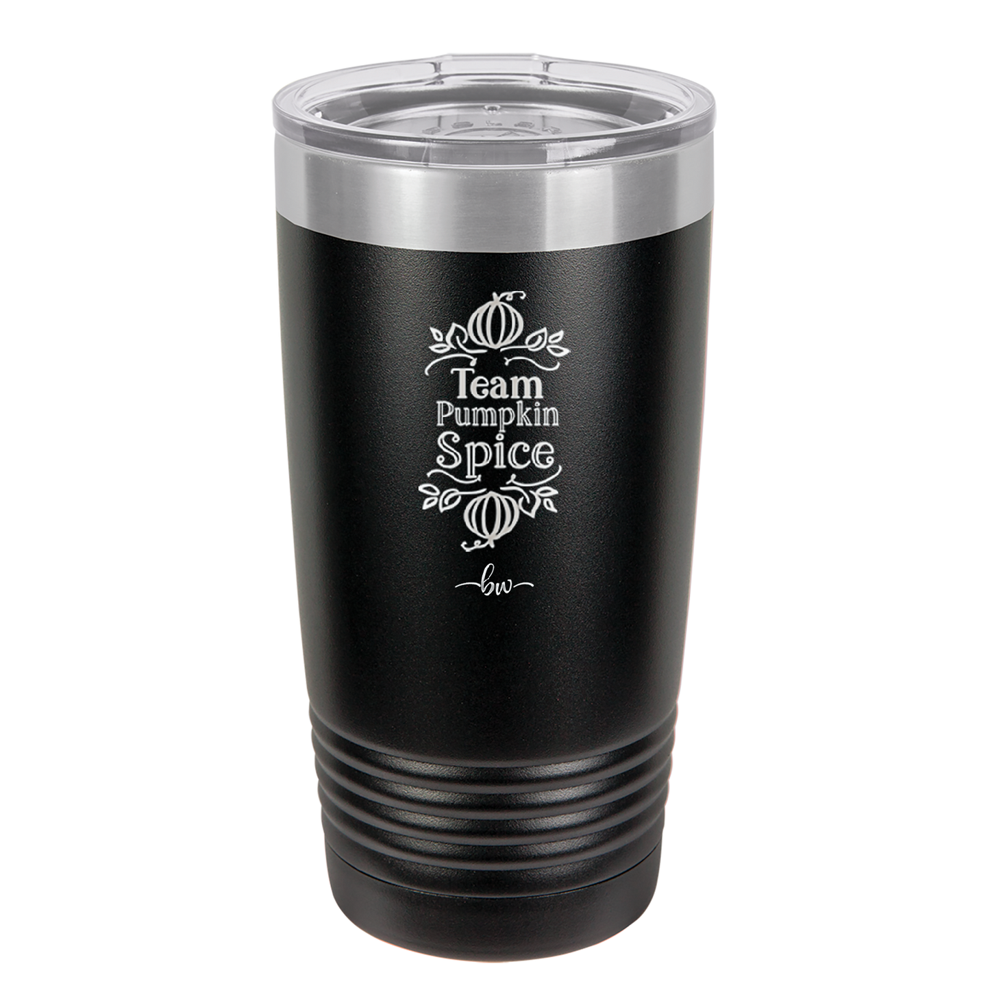 Team Pumpkin Spice - Laser Engraved Stainless Steel Drinkware - 1377 -