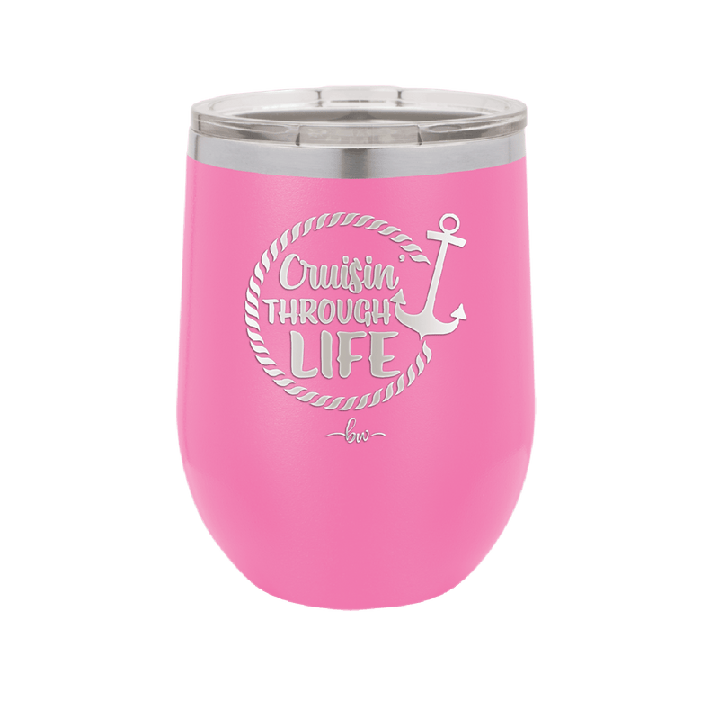 Cruising Through Life Cruise 3 - Laser Engraved Stainless Steel Drinkware - 1436 -