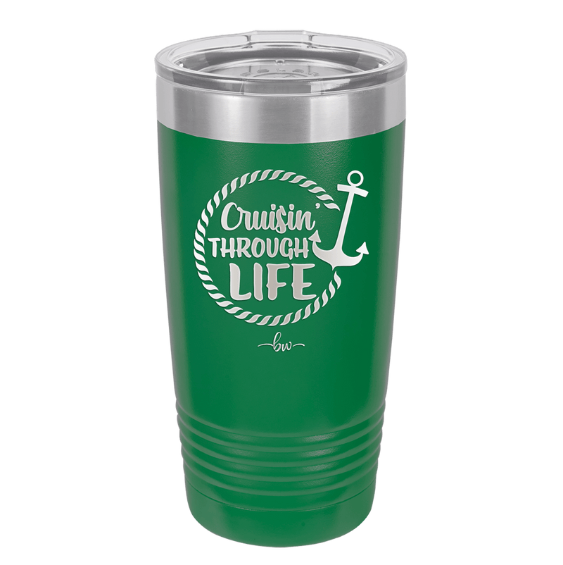 Cruising Through Life Cruise 3 - Laser Engraved Stainless Steel Drinkware - 1436 -