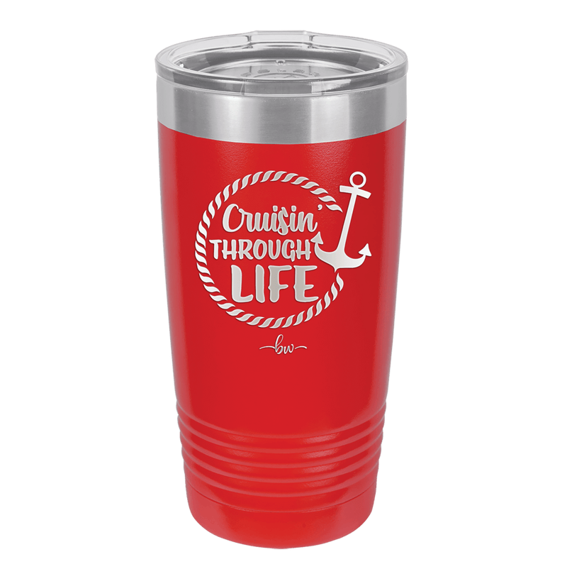 Cruising Through Life Cruise 3 - Laser Engraved Stainless Steel Drinkware - 1436 -