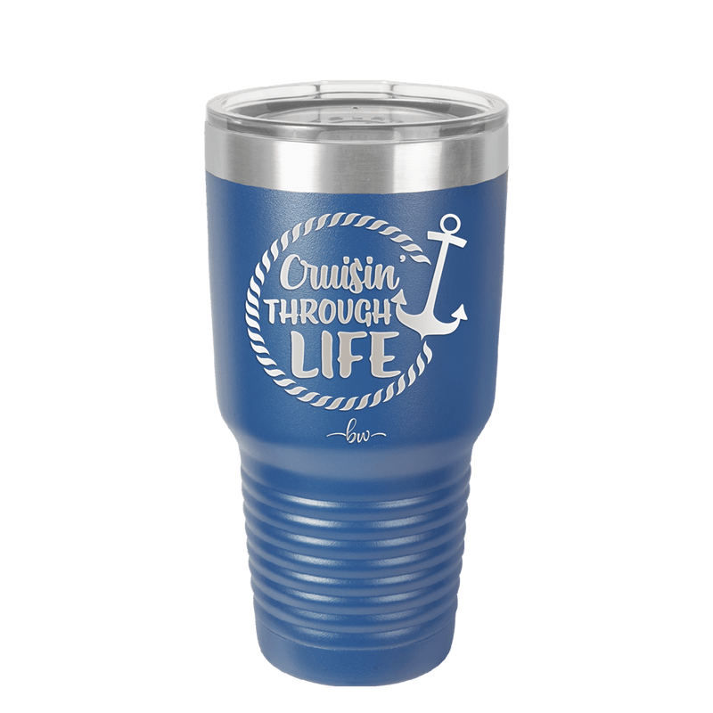 Cruising Through Life Cruise 3 - Laser Engraved Stainless Steel Drinkware - 1436 -