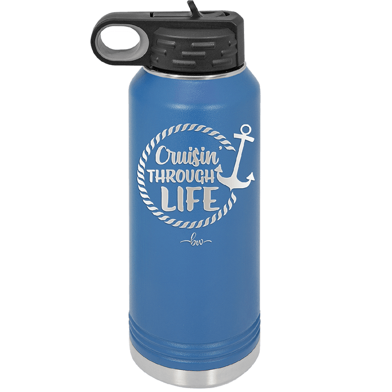 Cruising Through Life Cruise 3 - Laser Engraved Stainless Steel Drinkware - 1436 -