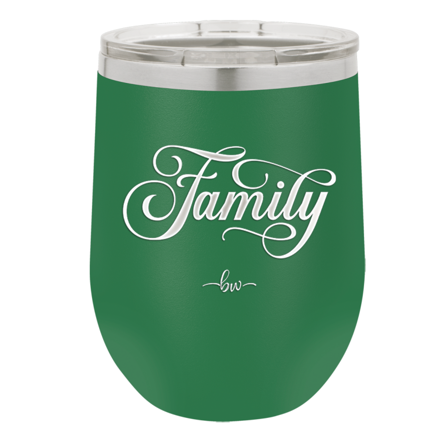 Family Script - Laser Engraved Stainless Steel Drinkware - 1444 -