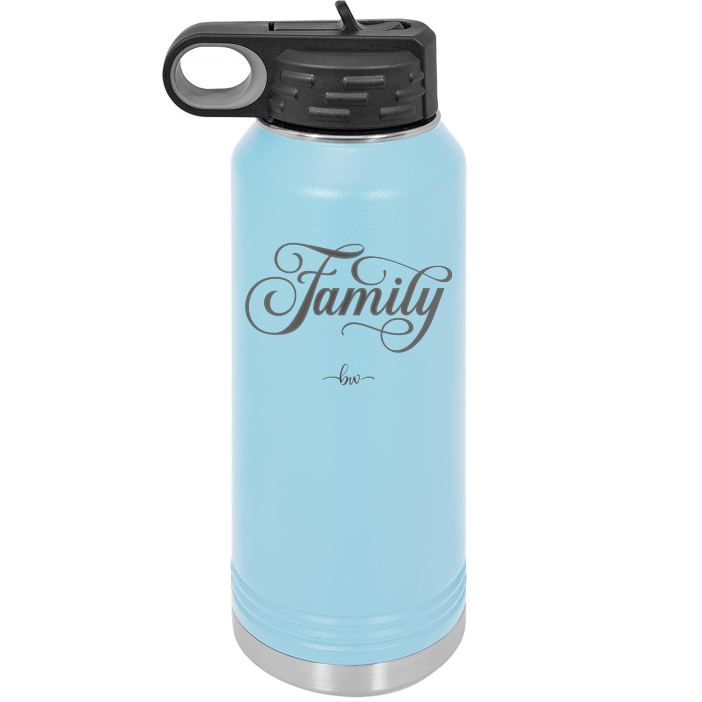 Family Script - Laser Engraved Stainless Steel Drinkware - 1444 -