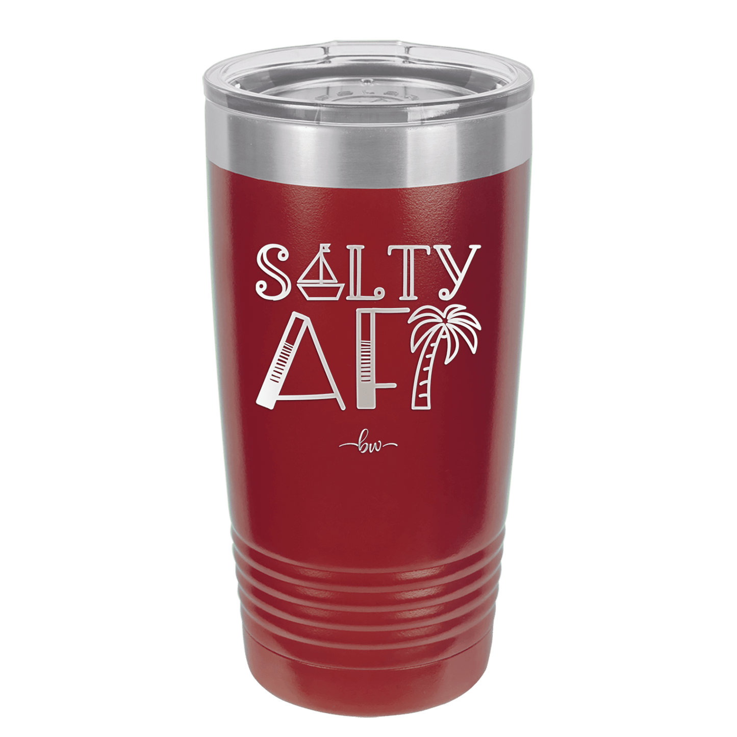 Salty AF 1 - Laser Engraved Stainless Steel Drinkware - 1464 -