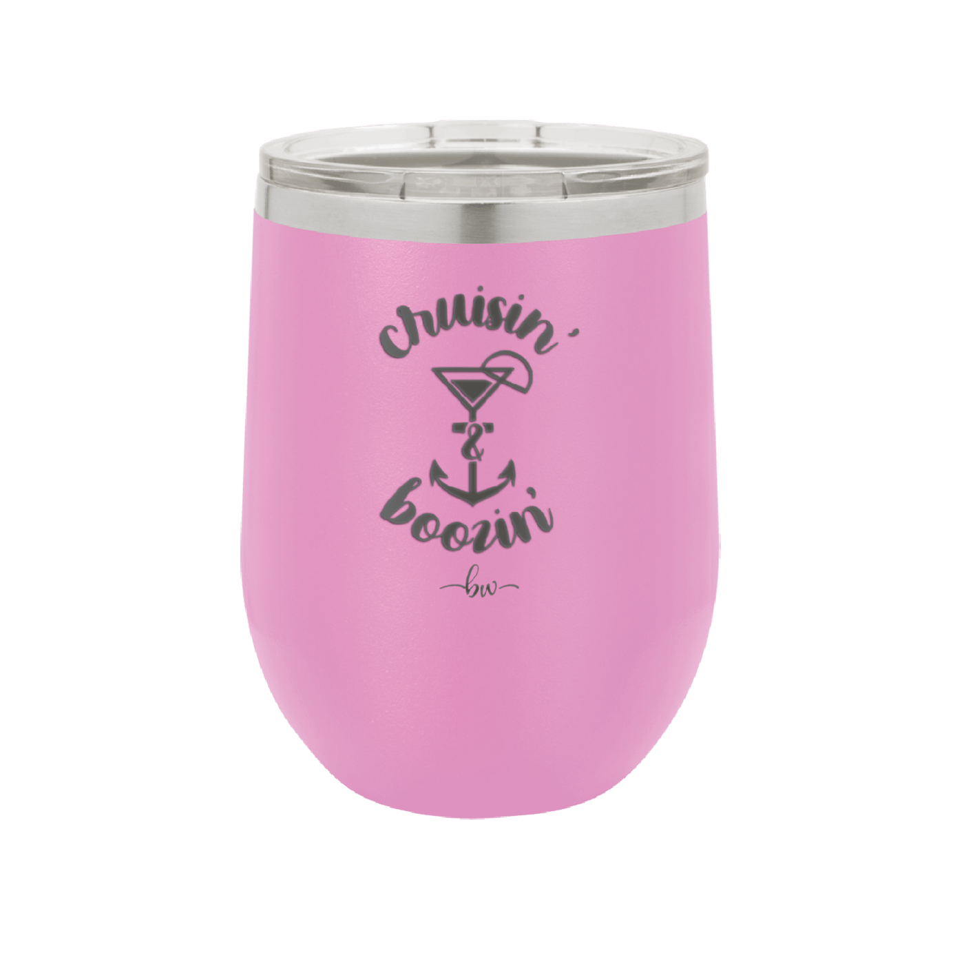 Cruisin and Boozin Cruise 2 - Laser Engraved Stainless Steel Drinkware - 1467 -