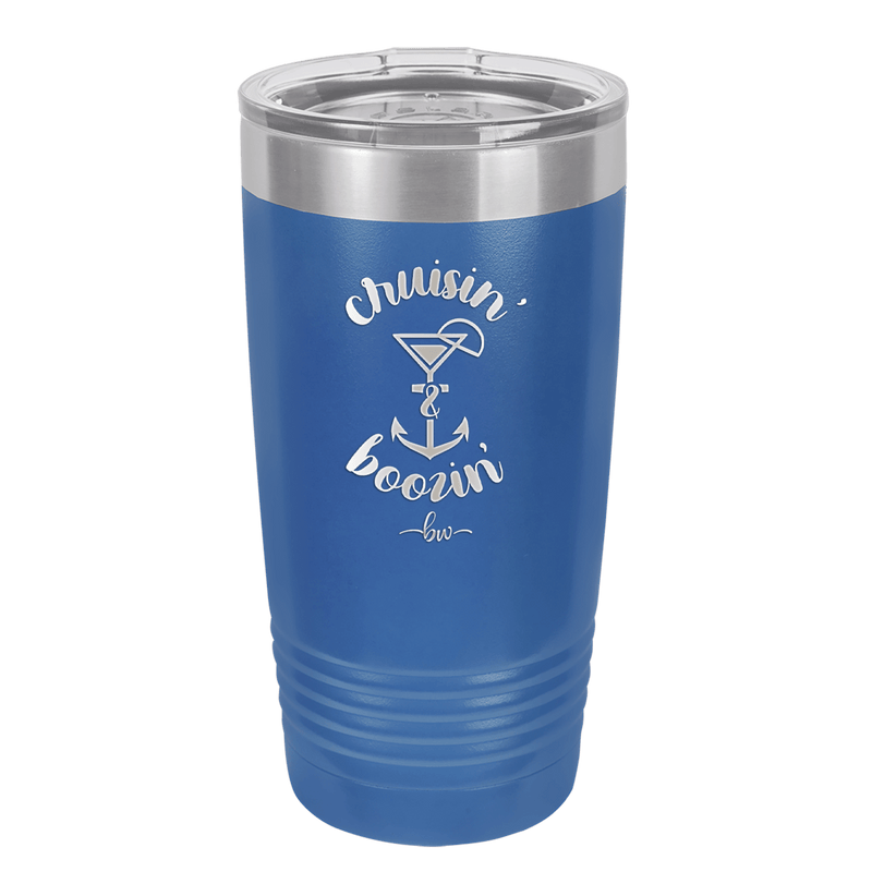 Cruisin and Boozin Cruise 2 - Laser Engraved Stainless Steel Drinkware - 1467 -