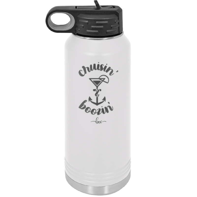 Cruisin and Boozin Cruise 2 - Laser Engraved Stainless Steel Drinkware - 1467 -