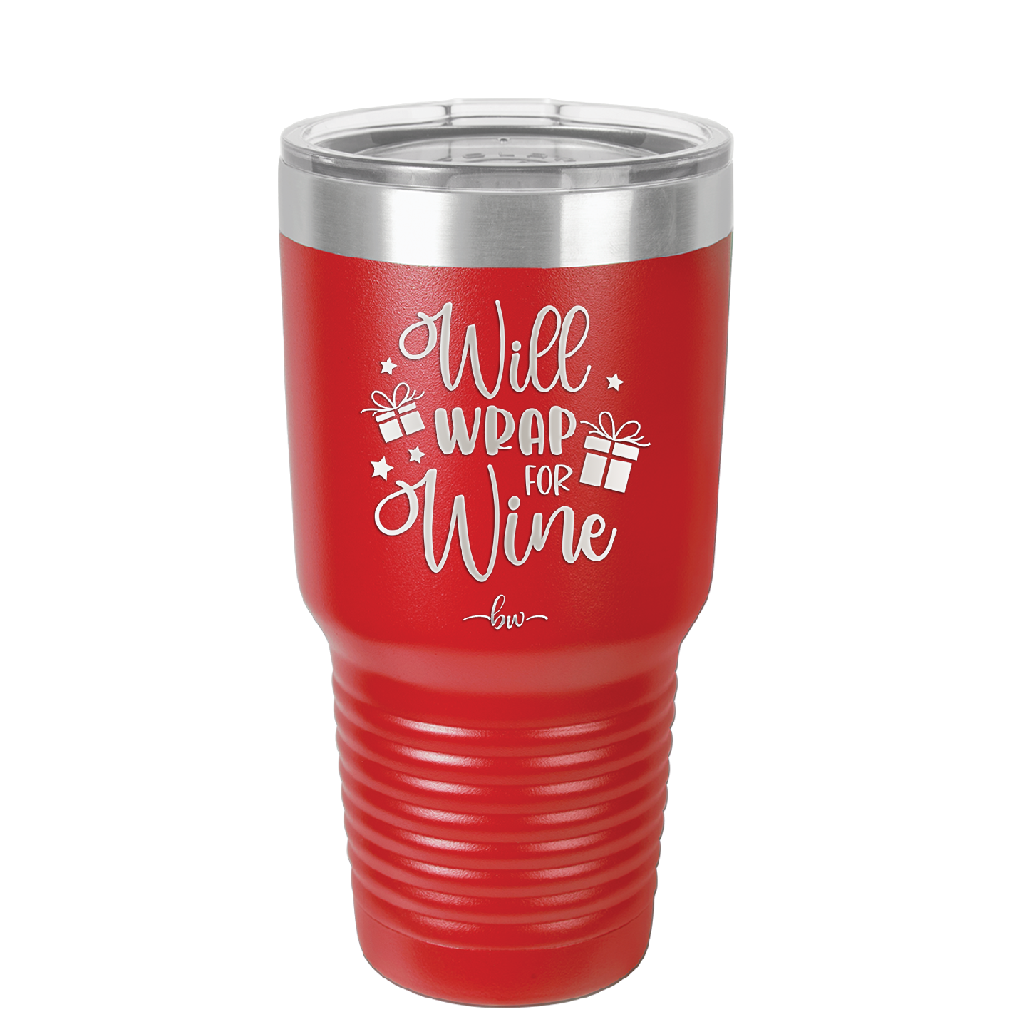 Will Wrap for Wine - Laser Engraved Stainless Steel Drinkware - 1493 -