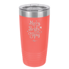 Merry, Bright, and Soon to be Tipsy - Laser Engraved Stainless Steel Drinkware - 1499 -