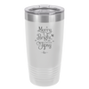 Merry, Bright, and Soon to be Tipsy - Laser Engraved Stainless Steel Drinkware - 1499 -