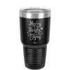 Merry, Bright, and Soon to be Tipsy - Laser Engraved Stainless Steel Drinkware - 1499 -