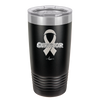 Breast Cancer Survivor Ribbon - Laser Engraved Stainless Steel Drinkware - 1522 -