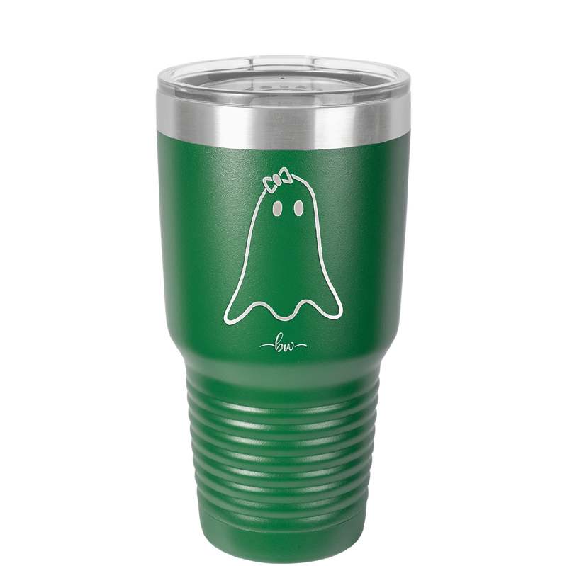 Ghost Girl - Laser Engraved Stainless Steel Drinkware - 1528 -