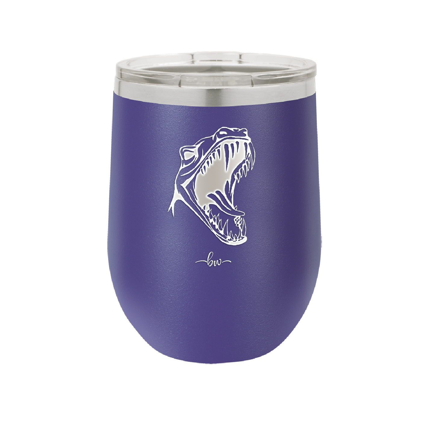 Dinosaur T Rex Head - Laser Engraved Stainless Steel Drinkware - 1535 -