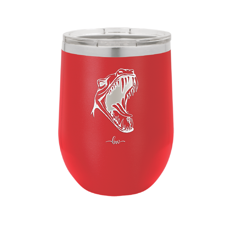 Dinosaur T Rex Head - Laser Engraved Stainless Steel Drinkware - 1535 -