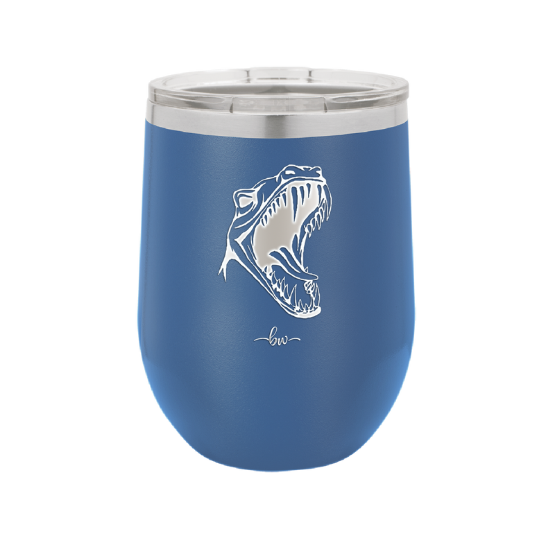 Dinosaur T Rex Head - Laser Engraved Stainless Steel Drinkware - 1535 -